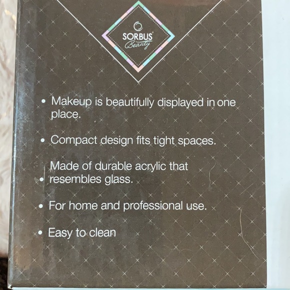 🍒Makeup organizer acrylic/ daisy pattern - Picture 4 of 8